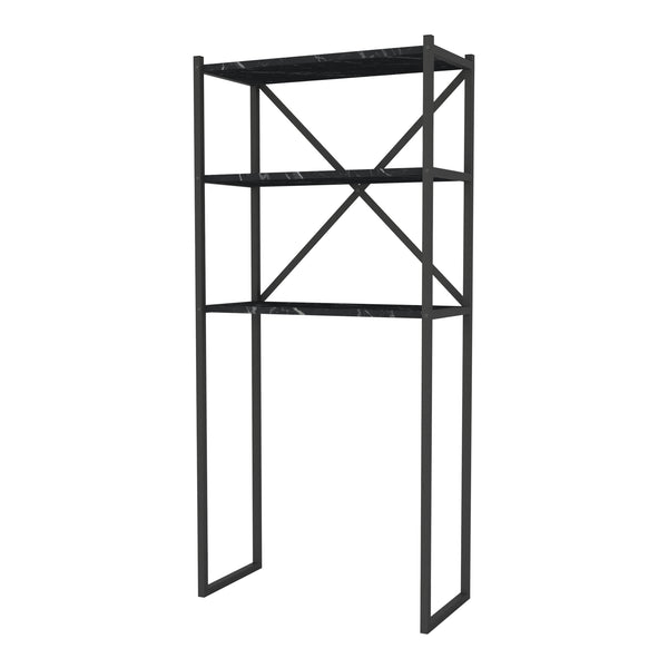 Étagère de salle de bain Askersund à 2 compartiments de rangement 160 x 66 x 34 cm [en.casa]