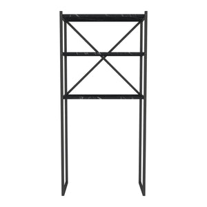 Étagère de salle de bain Askersund à 2 compartiments de rangement 160 x 66 x 34 cm [en.casa]
