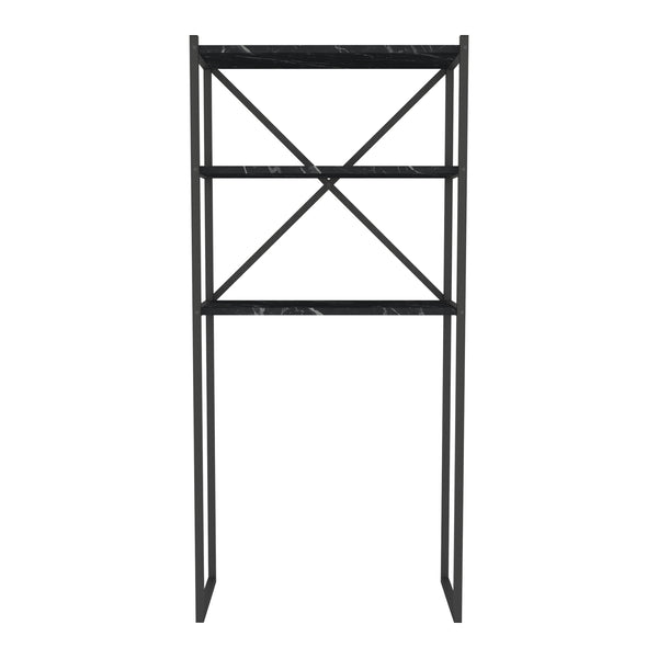 Étagère de salle de bain Askersund à 2 compartiments de rangement 160 x 66 x 34 cm [en.casa]