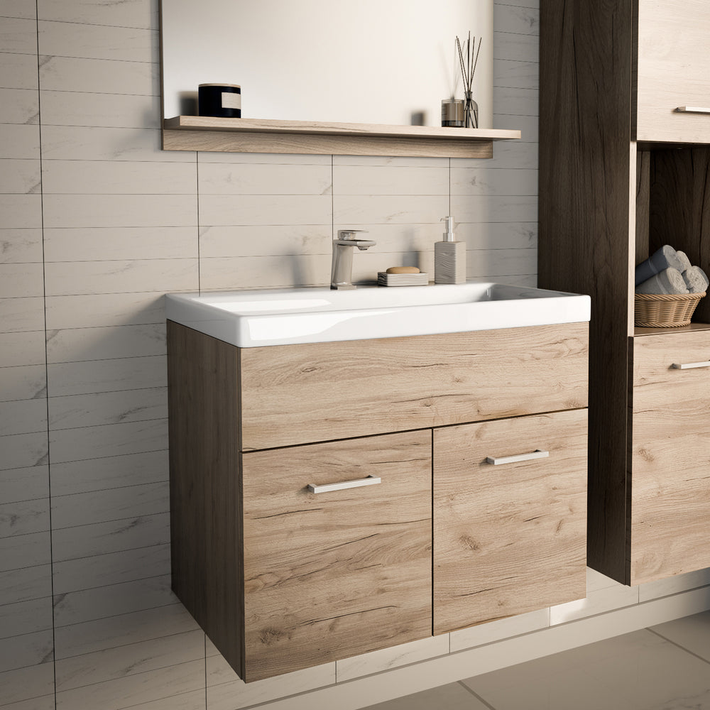 Meuble sous-lavabo avec vasque Krildihana 61 x 40 x 50 cm [en.casa]