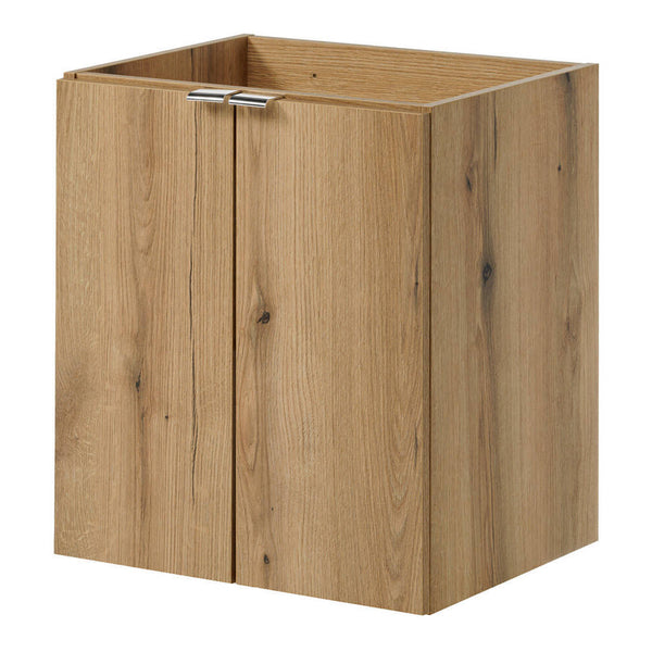 Meuble sous-vasque NEWPORT avec lavabo effet chêne [en.casa]