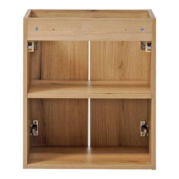 Meuble sous-vasque NEWPORT avec lavabo effet chêne [en.casa]