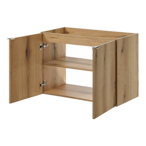 Meuble-lavabo Skelbolu avec portes 80x71x40 cm [en.casa]