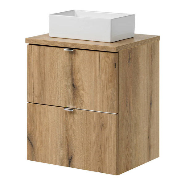 Plan de toilette effet chêne [en.casa]