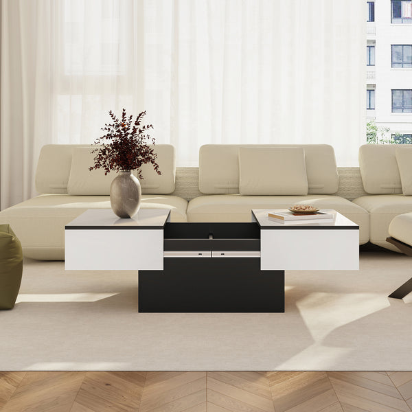 Table basse extensible Lens [en.casa]