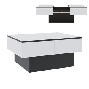 Table basse extensible Lens [en.casa]