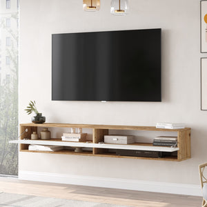 Meuble TV Laitila à porte [en.casa]