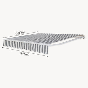 Store Banne Bitonto avec Manivelle [en.casa]