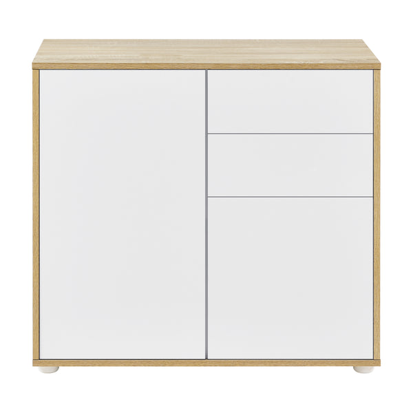 Buffet bas Paarl 74x79x36 cm en différentes couleurs [en.casa]