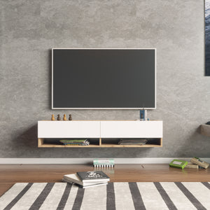 Meuble TV Laitila à porte [en.casa]
