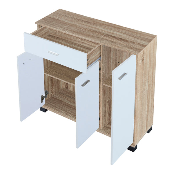 Commode Bobeck panneau de particules 72 x 80 x 28 cm [en.casa]