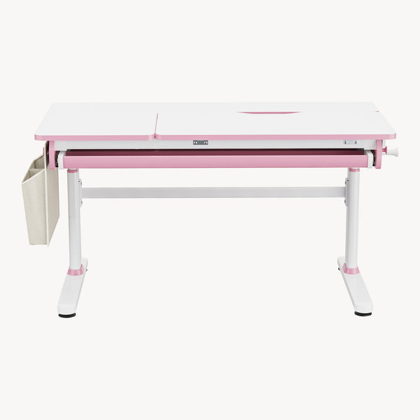 Bureau enfant réglable en hauteur Kuosa 120 x 60 cm [en.casa]