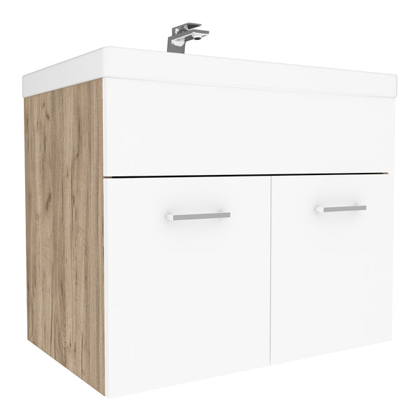 Meuble sous-lavabo avec vasque Krildihana 61 x 40 x 50 cm [en.casa]