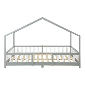 Lit enfant Treviolo avec matelas en mousse froide [en.casa]