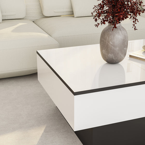 Table basse extensible Lens [en.casa]