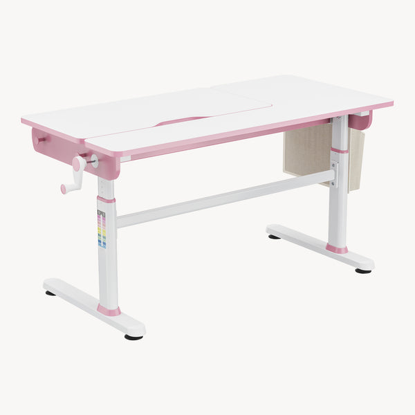 Bureau enfant réglable en hauteur Kuosa 120 x 60 cm [en.casa]