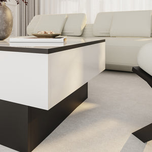 Table basse extensible Lens [en.casa]