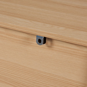 Commode Varkaus MDF effet chêne [en.casa]