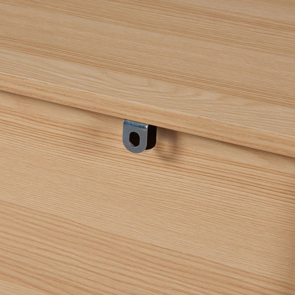 Commode Varkaus MDF effet chêne [en.casa]