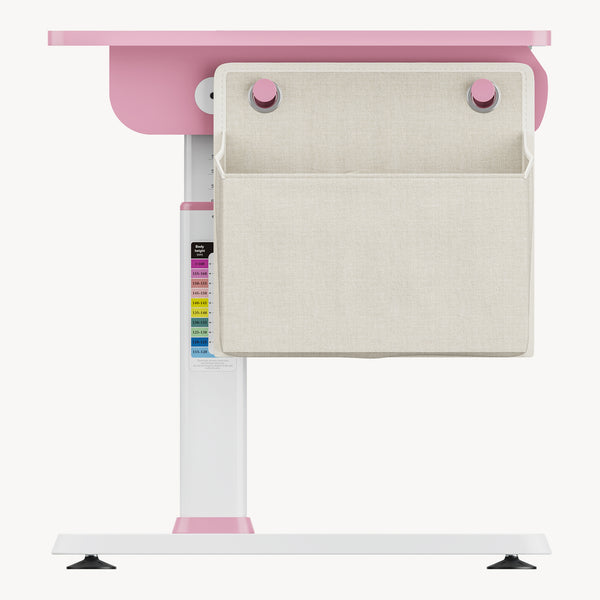 Bureau enfant réglable en hauteur Kuosa 120 x 60 cm [en.casa]