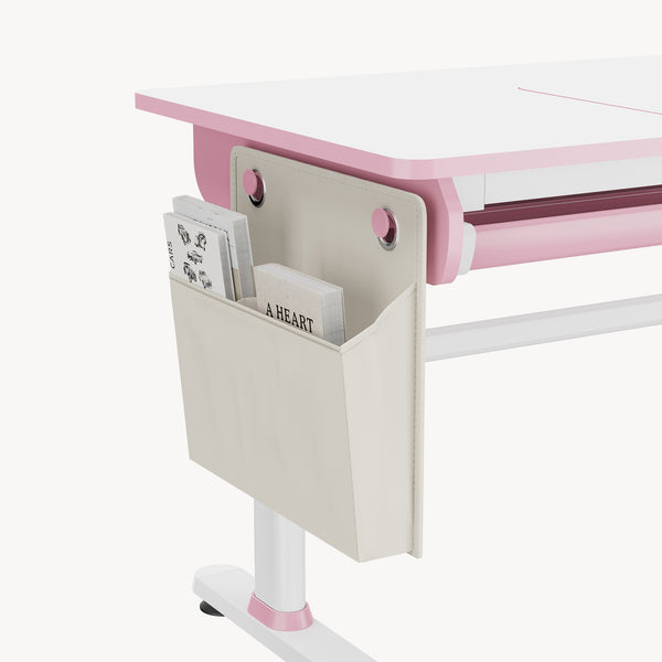 Bureau enfant réglable en hauteur Kuosa 120 x 60 cm [en.casa]