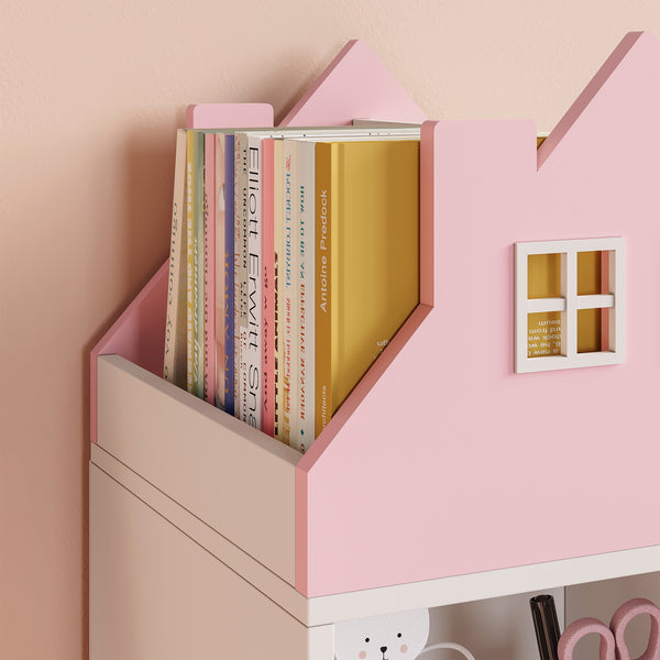 Banc pour enfant avec étagère Vipsali 100 x 99 x 30 cm [en.casa] 