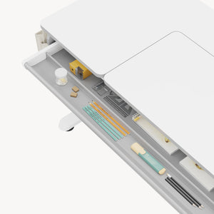 Bureau enfant réglable en hauteur Kuosa 120 x 60 cm [en.casa]