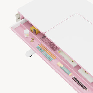 Bureau enfant réglable en hauteur Kuosa 120 x 60 cm [en.casa]