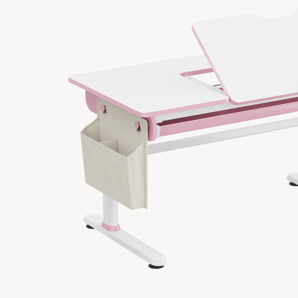 Bureau enfant réglable en hauteur Kuosa 120 x 60 cm [en.casa]