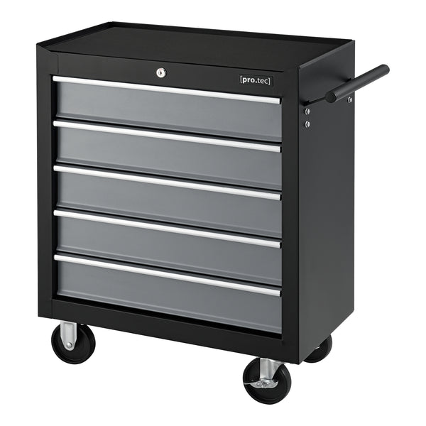 Chariot d'Atelier pour Outils Noir Argenté [pro.tec]
