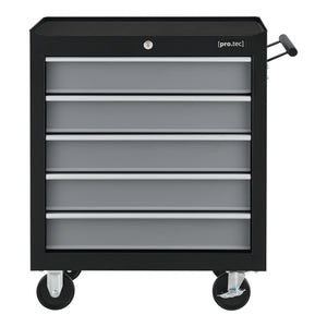 Chariot d'Atelier pour Outils Noir Argenté [pro.tec]