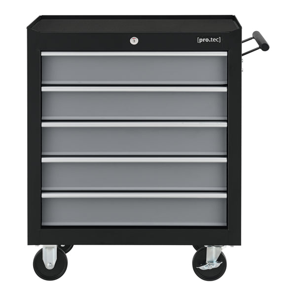Chariot d'Atelier pour Outils Noir Argenté [pro.tec]