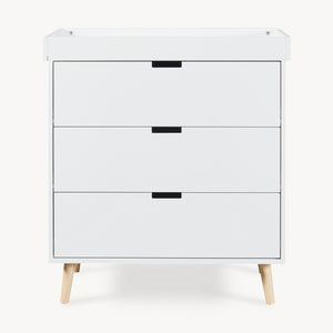 Commode à langer Sallinrar avec matelas à langer amovible [en.casa]