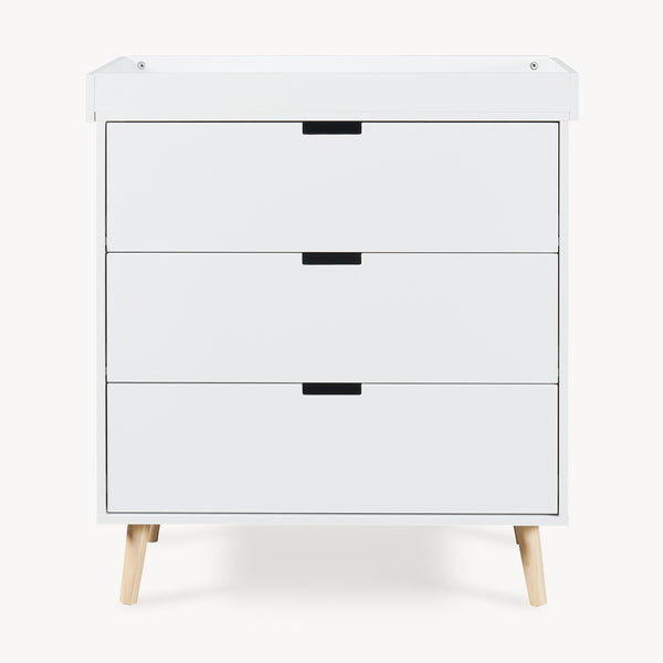 Commode à langer Sallinrar avec matelas à langer amovible [en.casa]