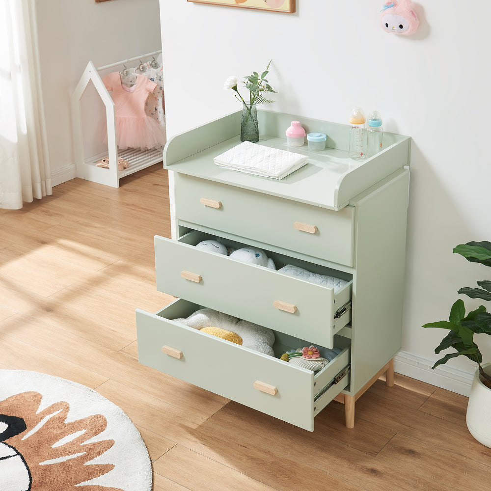 Commode à langer Sarievn 100 x 80 x 53 cm [en.casa]