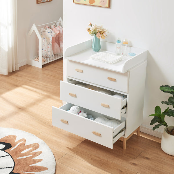 Commode à langer Sarievn 100 x 80 x 53 cm [en.casa]