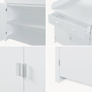Commode à langer Starler 104 x 96 x 77 cm [en.casa]