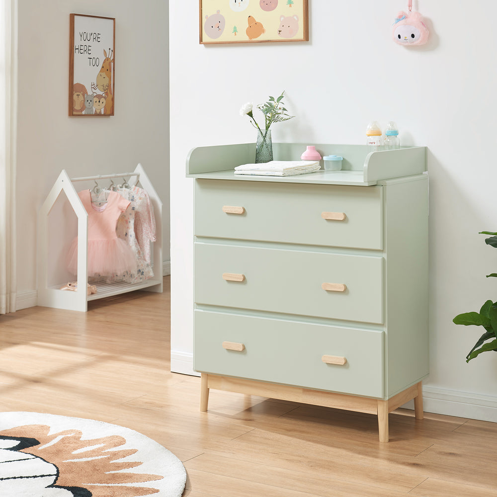 Commode à langer Sarievn 100 x 80 x 53 cm [en.casa]