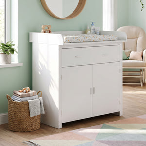 Commode à langer Starler 104 x 96 x 77 cm [en.casa]