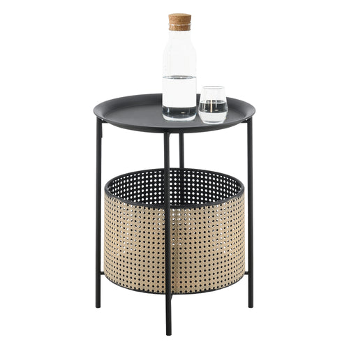Table d’appoint Beaumont noir/sable différentes tailles en.casa - premiumXL