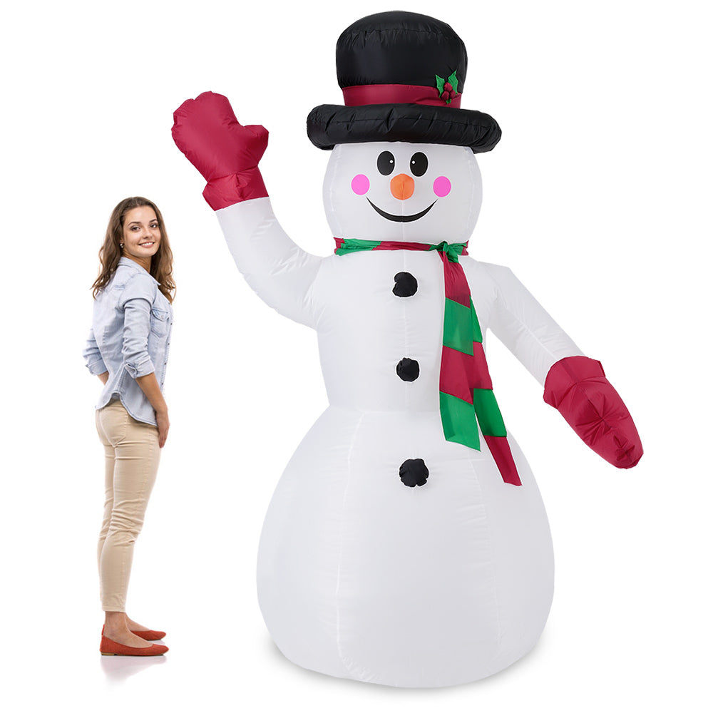 Figurines de Noël gonflables géantes avec éclairage LED [en.casa]