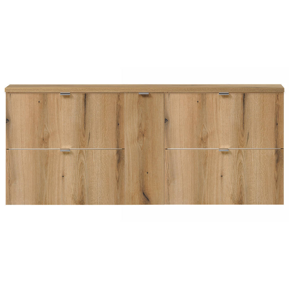 Meuble sous lavabo double NEWPORT 140 x 60 x 40 cm [en.casa] 