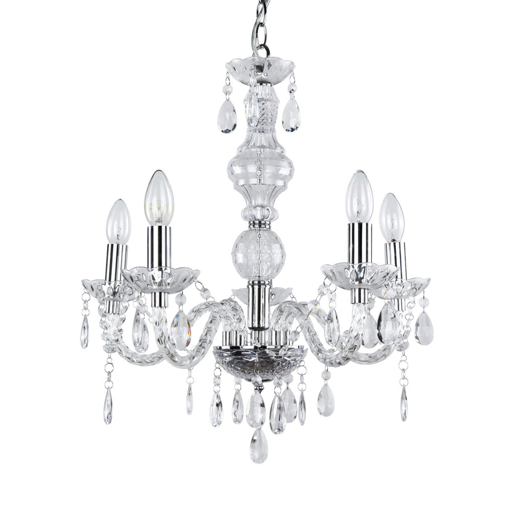 Lustre Elegance 56 x Ø 52 cm Cristal/Chrome lux.pro
