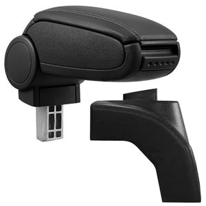 Accoudoir central VW Golf 6 Scirocco avec compartiment de rangement en différentes versions Noir pro.tec - premiumXL