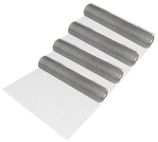 Maschendrahtzaun 1x25 m/Rolle Stahl verzinkt Grau pro.tec - premiumXL