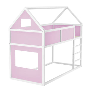 Lit mezzanine Quedlinburg pour enfants 90x200 cm en différentes couleurs [en.casa]