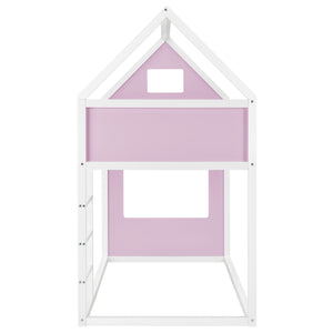 Lit mezzanine Quedlinburg pour enfants 90x200 cm en différentes couleurs [en.casa]