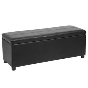 Banc coffre Bukit 118x37x43 cm similicuir [en.casa] - premiumXL