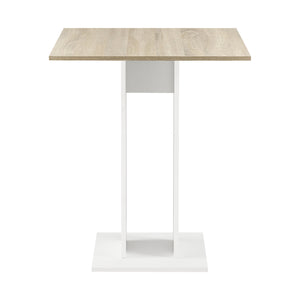 Table à Manger de Forme Carrée Table Design pour Salle à Manger Cuisine Salon Panneau de Particules Mélaminé 65 x 65 x 78 cm [en.casa]