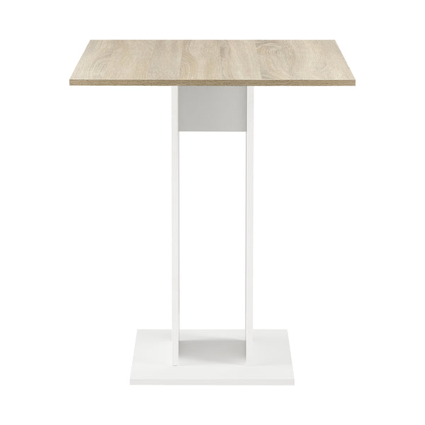 Table à Manger de Forme Carrée Table Design pour Salle à Manger Cuisine Salon Panneau de Particules Mélaminé 65 x 65 x 78 cm [en.casa]